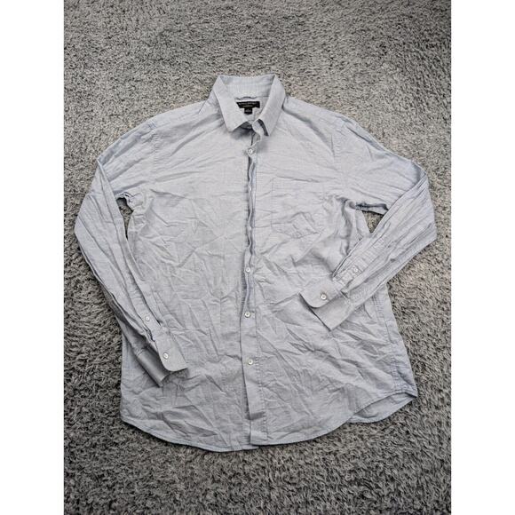 Banana Republic Shirt Men Large Blue Classiccore Preppy Standard Fit Casual - Picture 1 of 7